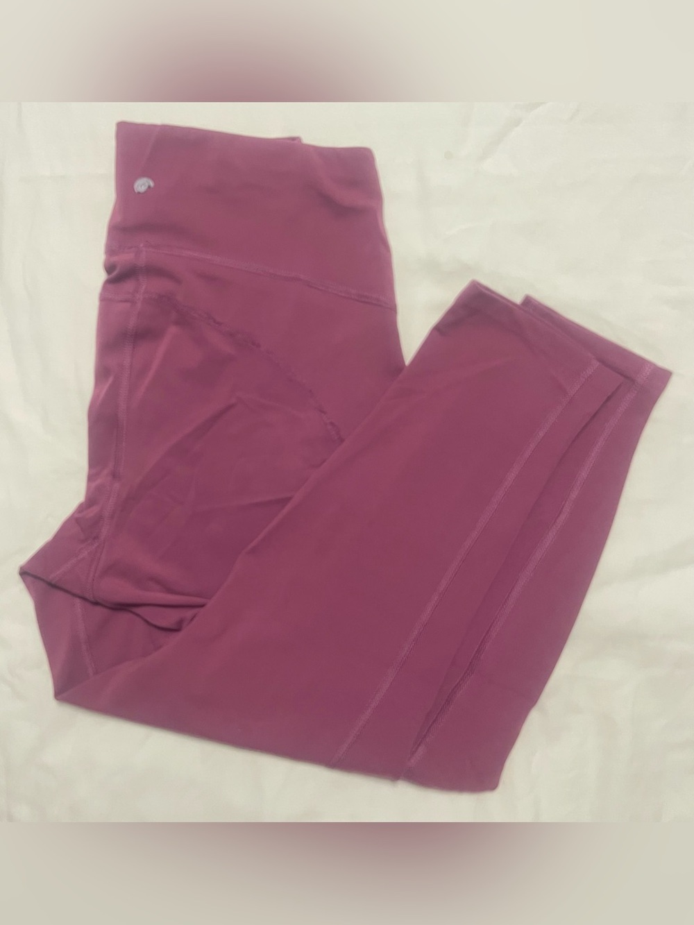 Apana High Waisted Pocket Leggings Size S Berry Pink